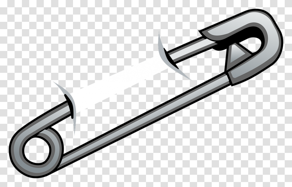 Safety Pin, Sword, Blade, Weapon Transparent Png