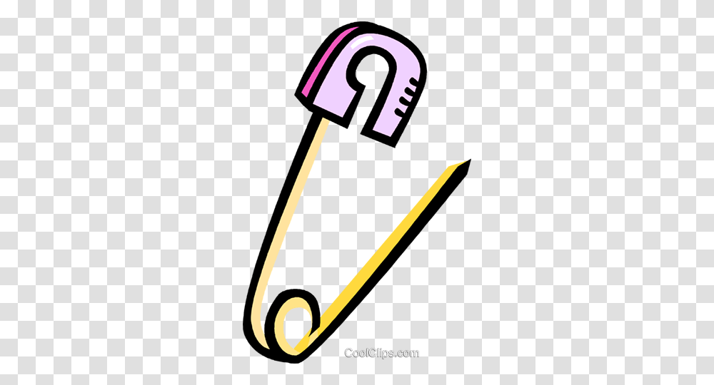 Safety Pins Royalty Free Vector Clip Art Illustration, Tool, Pencil, Cowbell Transparent Png