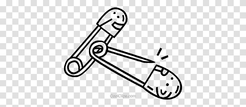 Safety Pins Royalty Free Vector Clip Art Illustration, Tool Transparent Png