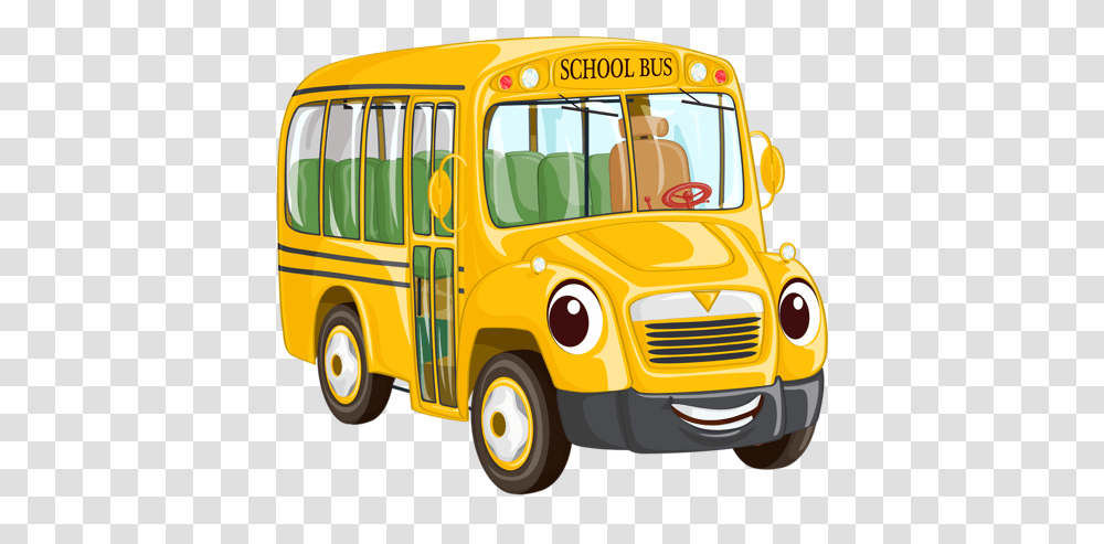 Safety Road Clip Art Card Ideas, Bus, Vehicle, Transportation, School Bus Transparent Png