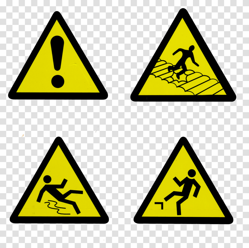 Safety Signs Symbol Danger Caution Icon Warning Caution Glass Door Sign, Triangle, Road Sign, Person, Human Transparent Png