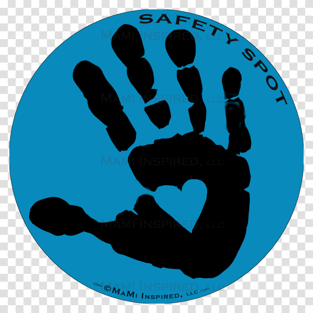 Safety Spot Kids Black Hand Color Background Car Magnet Hand Spot For Car, Person, Human, Poster Transparent Png