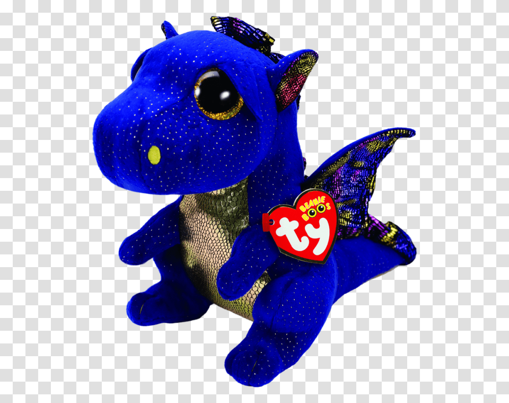Saffire The Blue Dragon Medium Ty Toy Blue Dragon, Animal, Mammal, Gecko, Reptile Transparent Png