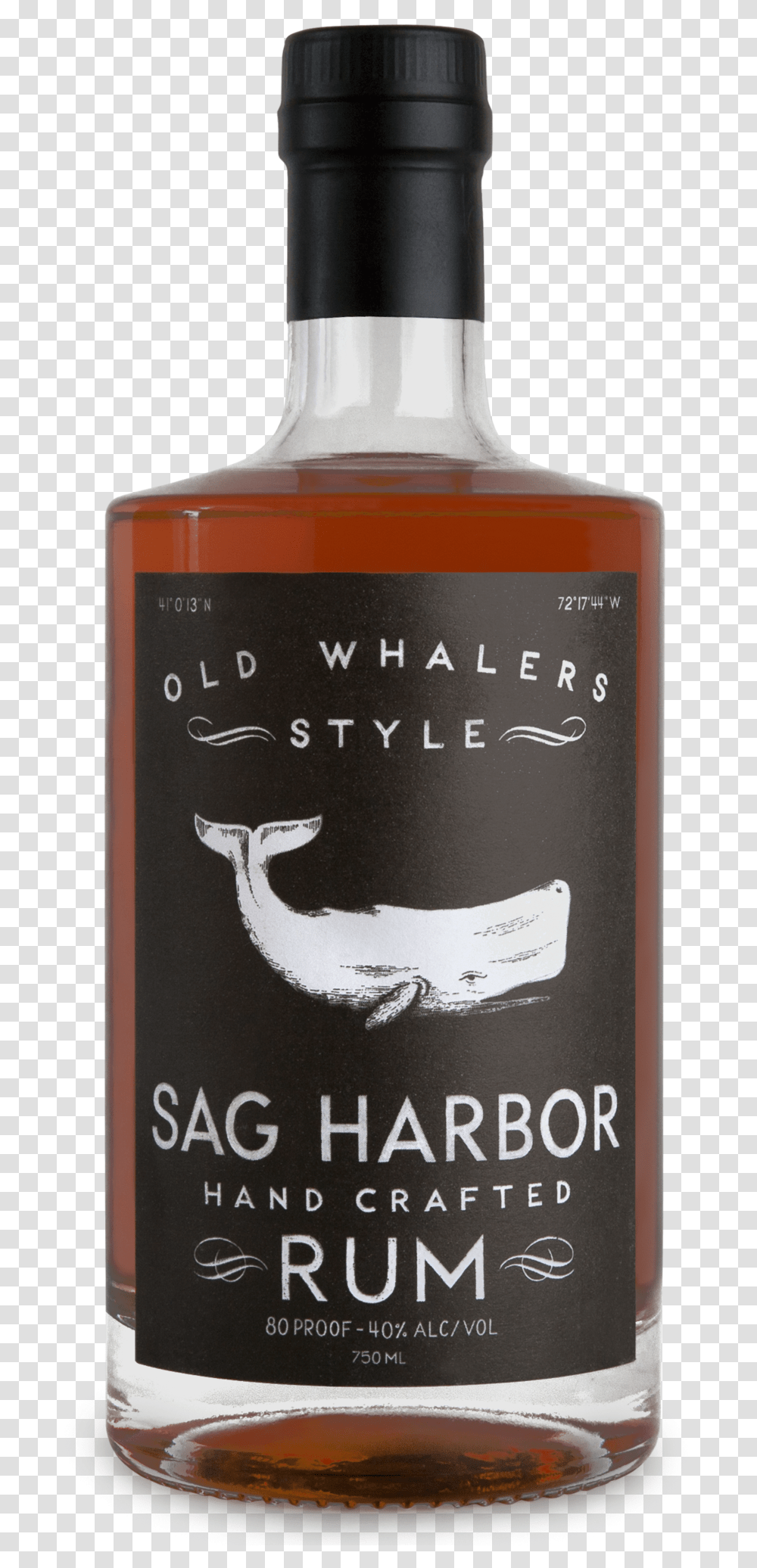 Sag Harbor Old Whalers Rum, Alcohol, Beverage, Liquor, Beer Transparent Png