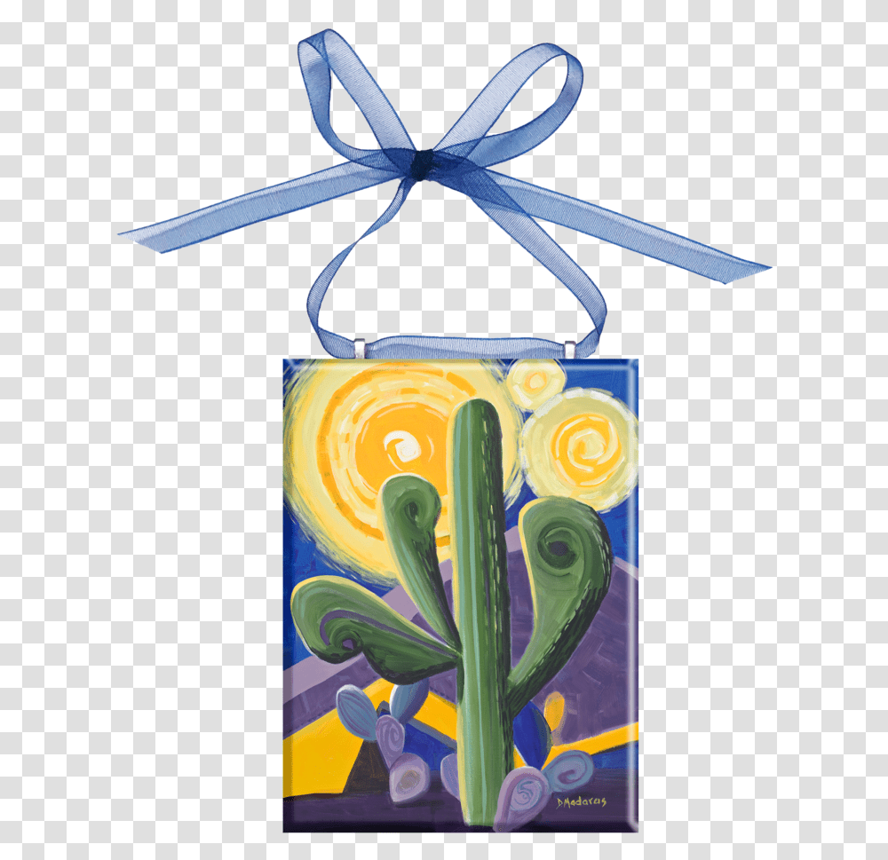 Sagauro Van Gogh Glass Ornament Picasso Ornament, Plant Transparent Png