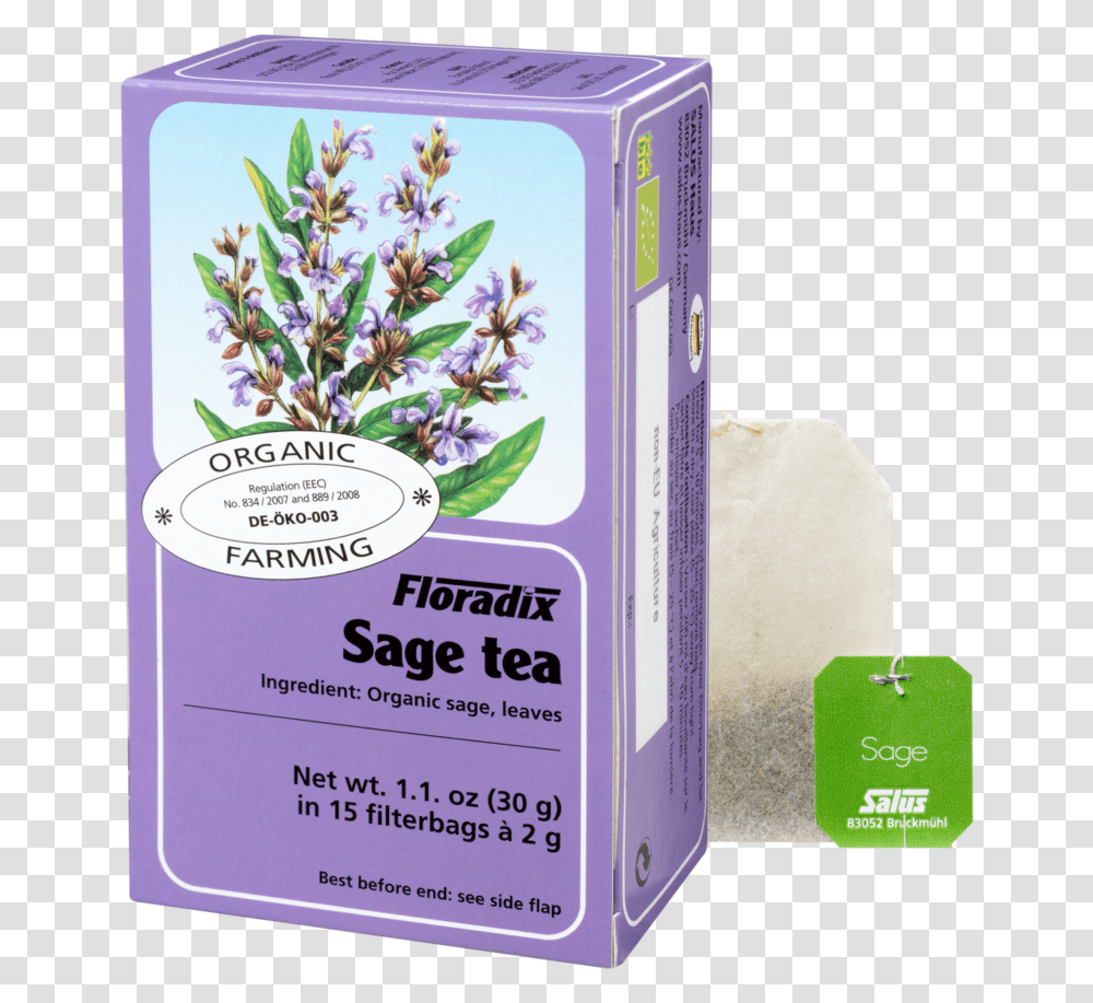 Sage Download Sage Tea Tesco, Plant, Flower, Blossom, Label Transparent Png