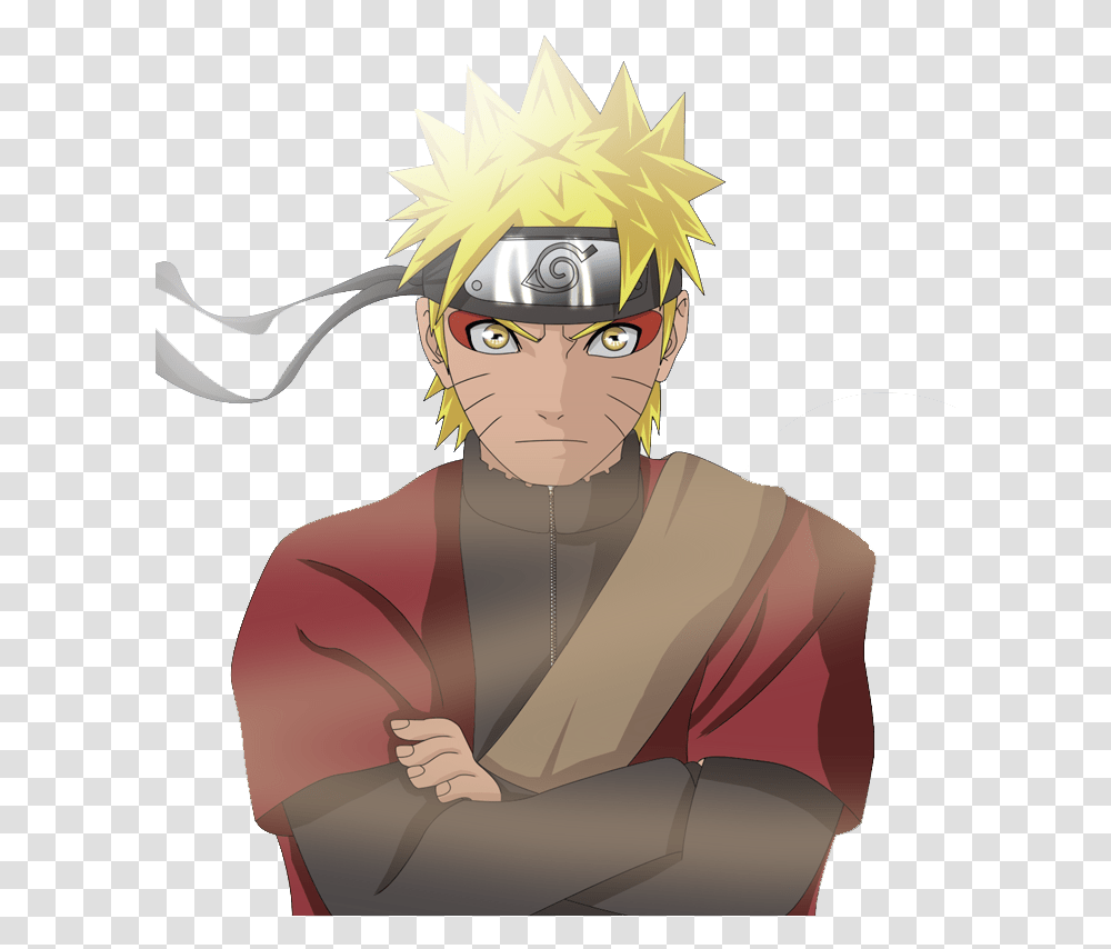 Sage Mode Naruto Face, Comics, Book, Manga, Person Transparent Png