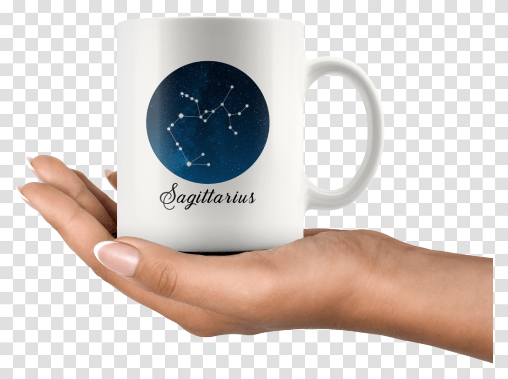 Sagittarius Constellation Mug Mug, Coffee Cup, Person, Human, Symbol Transparent Png