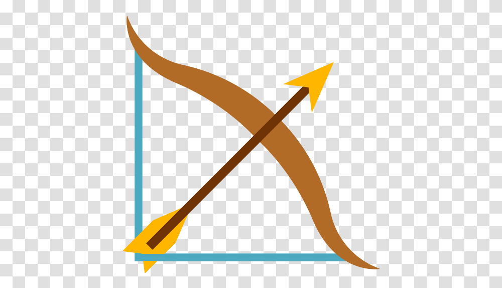 Sagittarius Icon Bow And Arrow Cartoon, Axe, Tool, Symbol Transparent Png