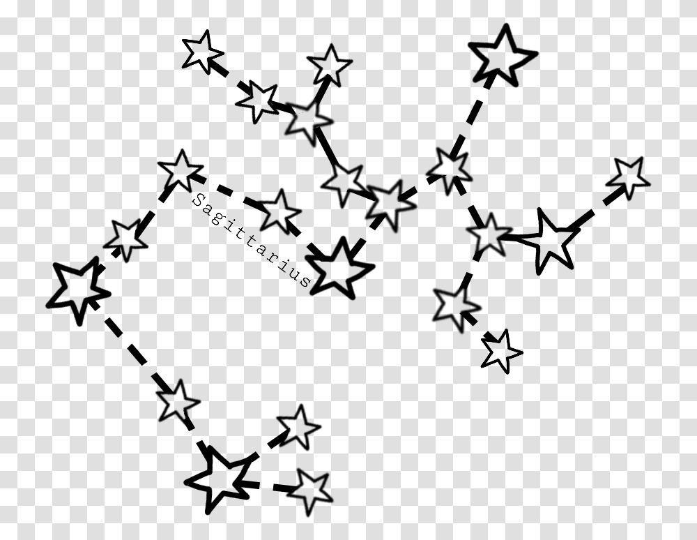 Sagittarius Starsign Stars Star Sign Constellations Cute Sagittarius Constellation, Gray, World Of Warcraft Transparent Png