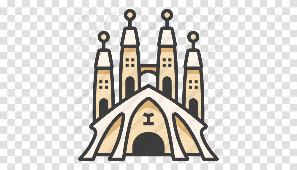 Sagrada Familia, Building, Architecture, Spire, Tower Transparent Png