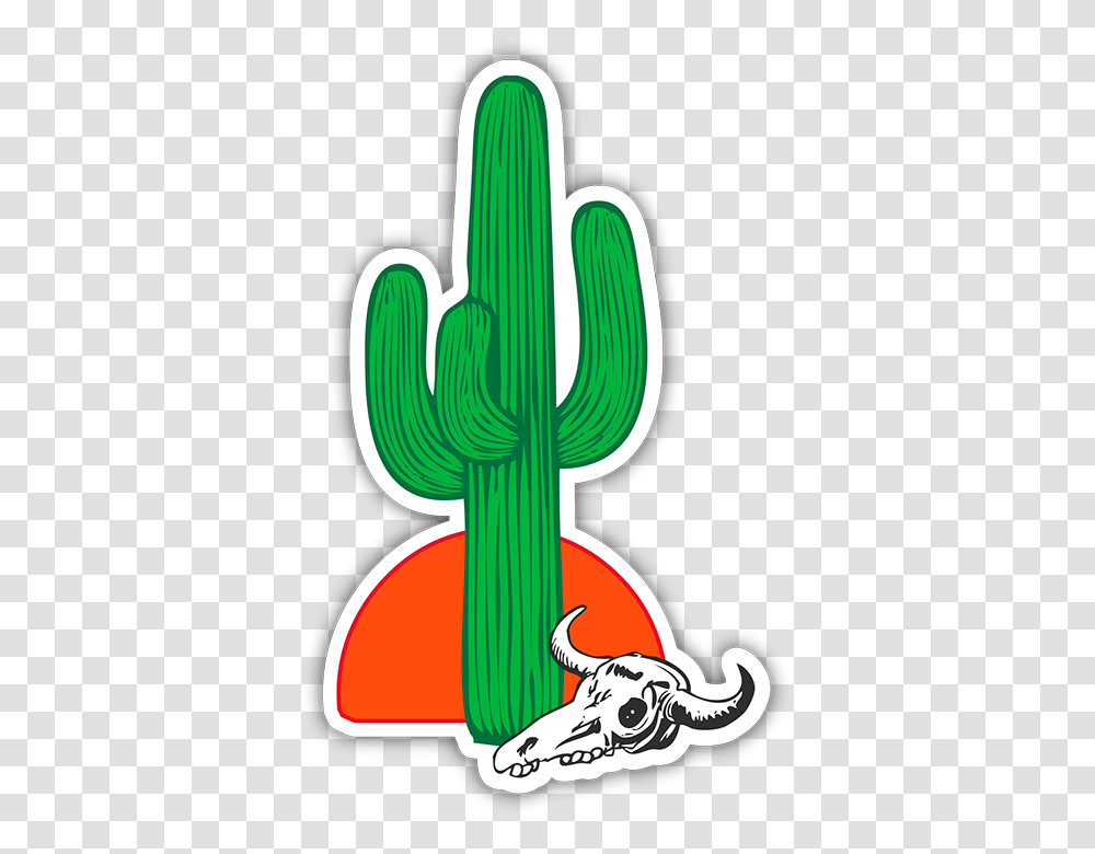 Saguaro Cactus Bumper Sticker, Plant Transparent Png