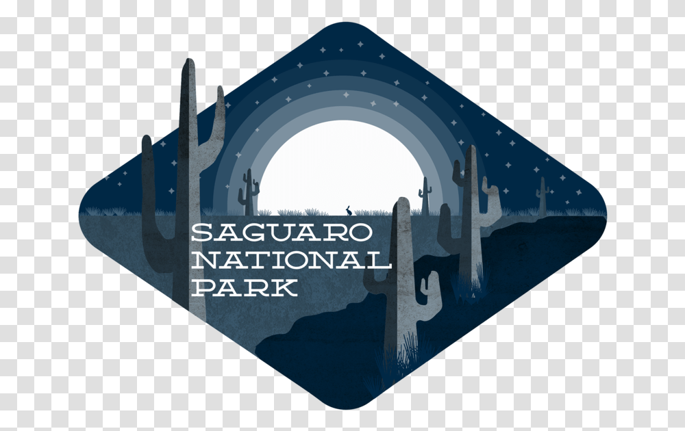 Saguaro National Park Logo Badge Vector Poster, Outdoors, Nature, Text, Crypt Transparent Png