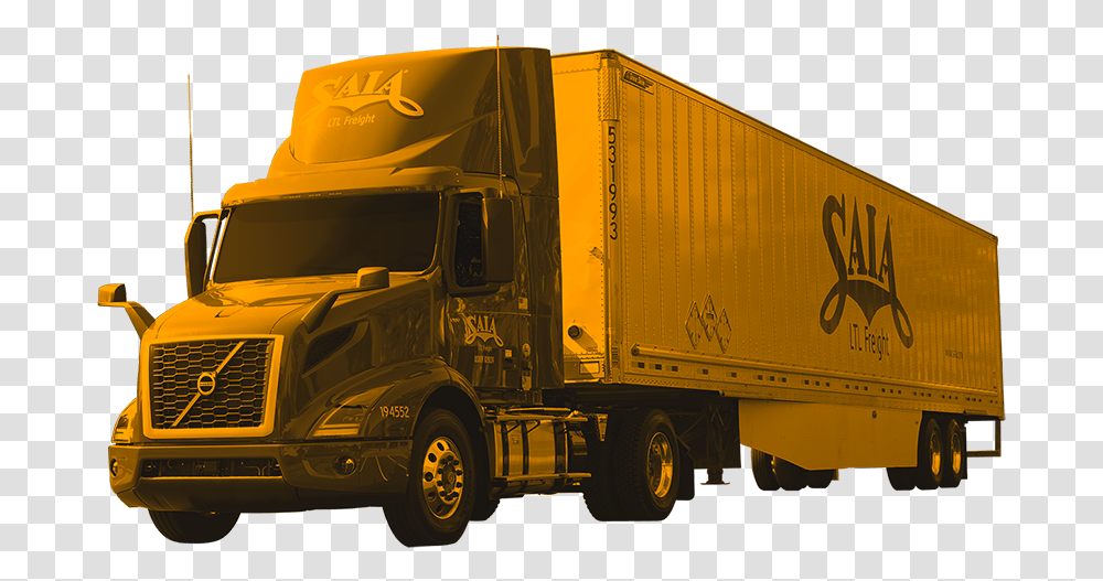 Saia Tracking, Truck, Vehicle, Transportation, Trailer Truck Transparent Png