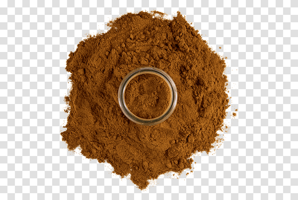 Saigon Ground Cassia Cinnamon Organically Sourced 3 Sand, Powder, Spice Transparent Png