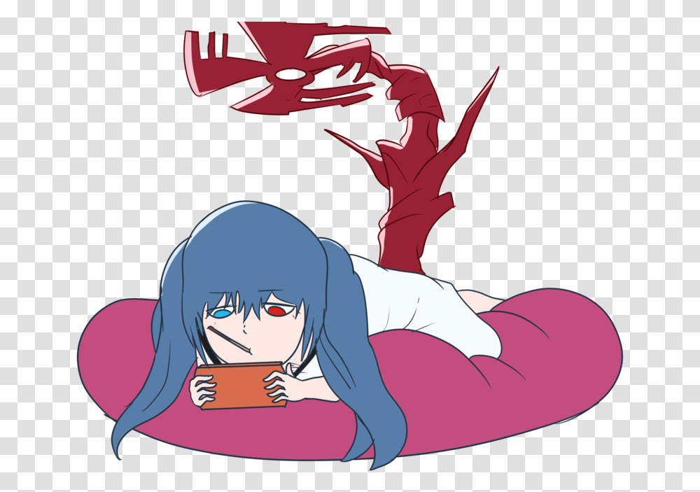 Saiko And Her Trinity Cutter Tokyo Ghoul Chibi, Comics, Book, Manga, Person Transparent Png