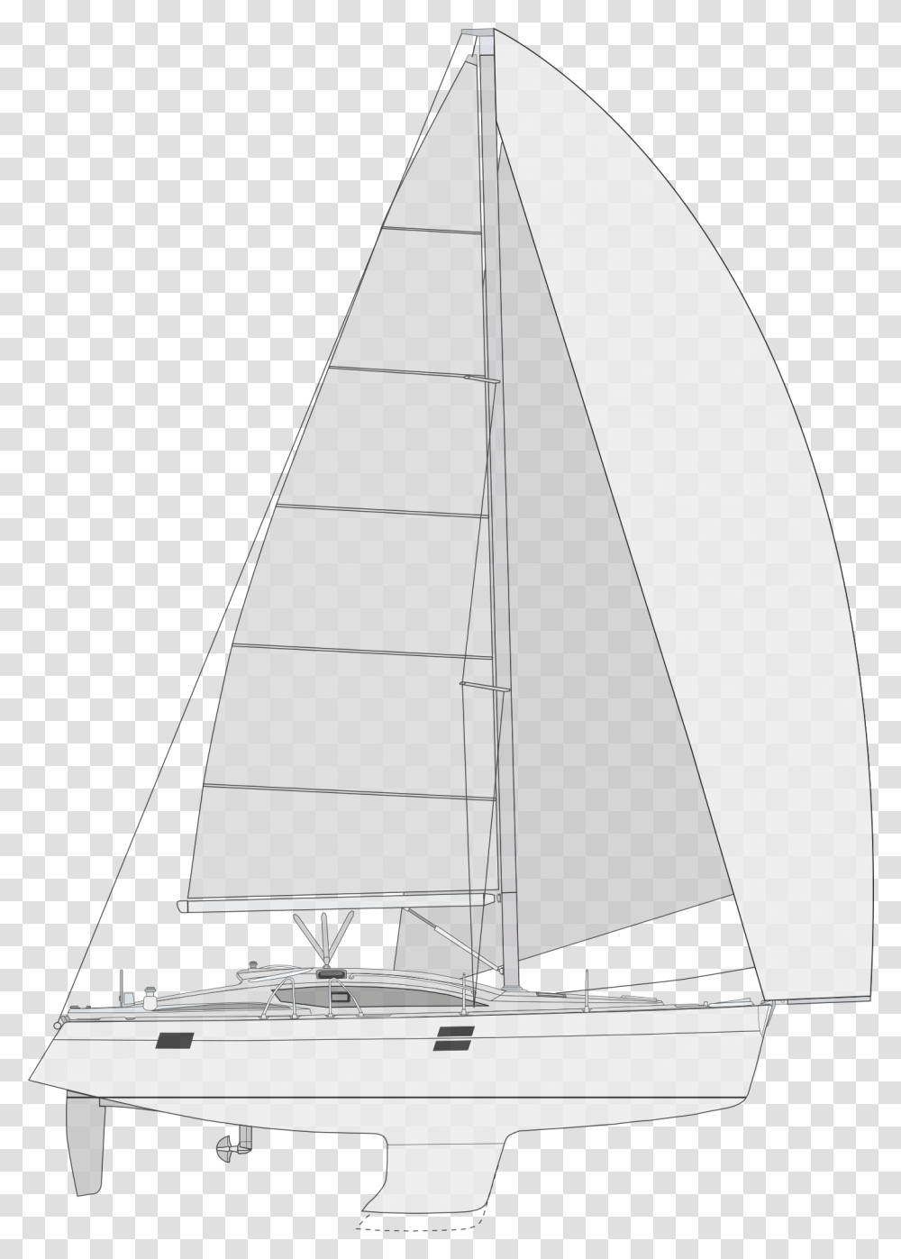 Sail, Boat, Vehicle, Transportation, Sailboat Transparent Png