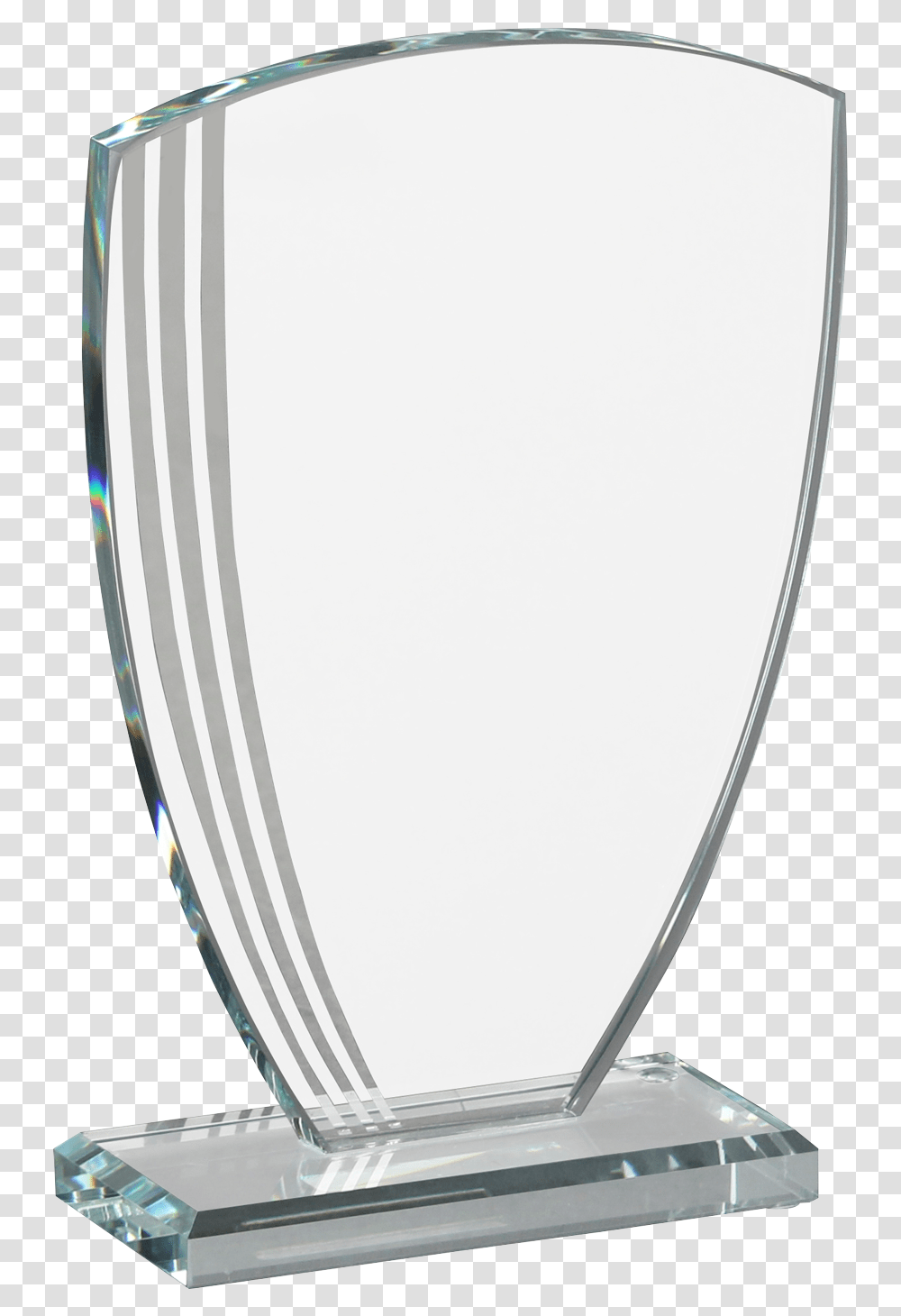 Sail Contour Glass Medium Trophy, Lamp, Oval Transparent Png