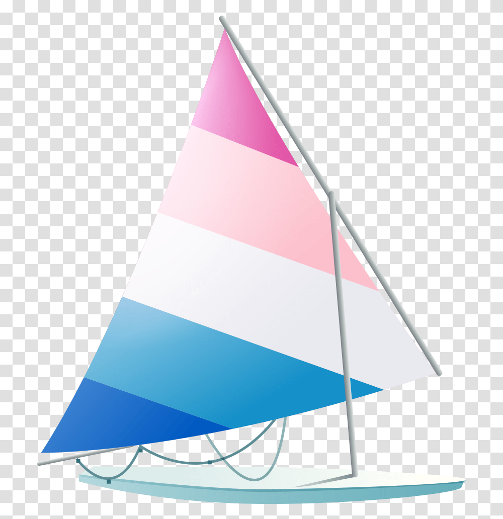 Sailboat Cartoon Boat Transprent Free Download Vela Barco, Triangle, Cone Transparent Png