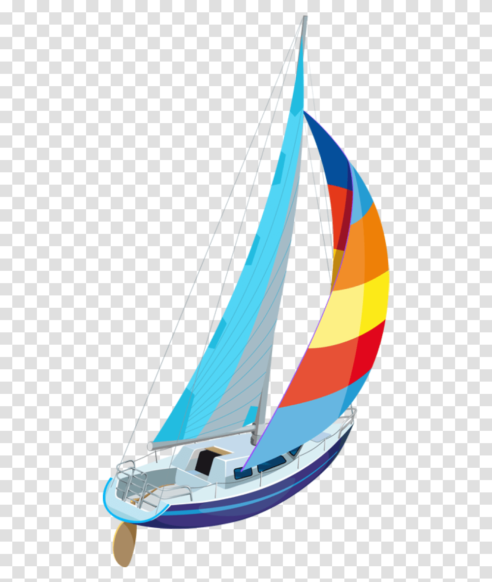 Sailboat Clip Art And Desenho Veleiro, Vehicle, Transportation, Barge, Watercraft Transparent Png
