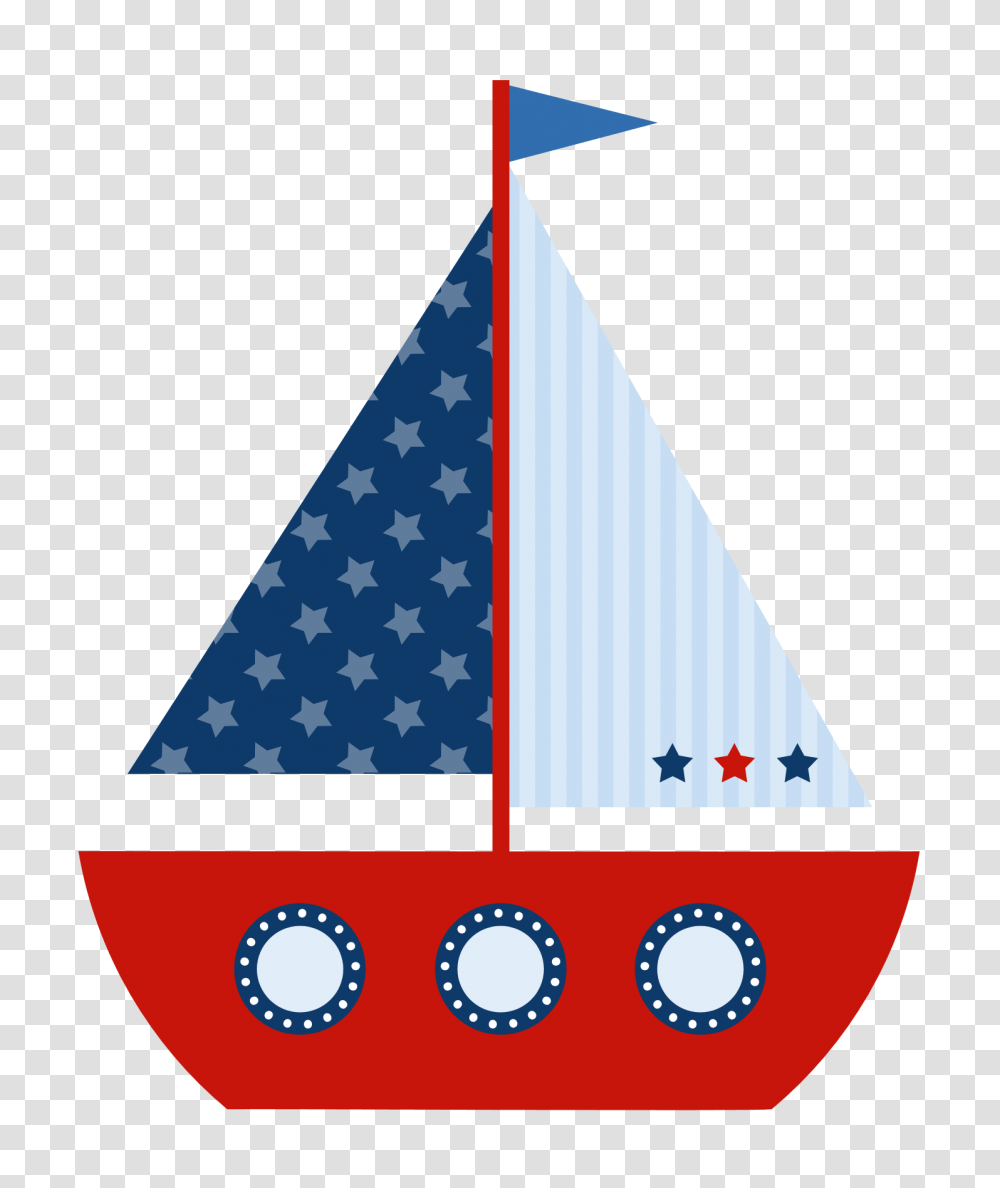 Sailboat Clipart Themed, Triangle Transparent Png