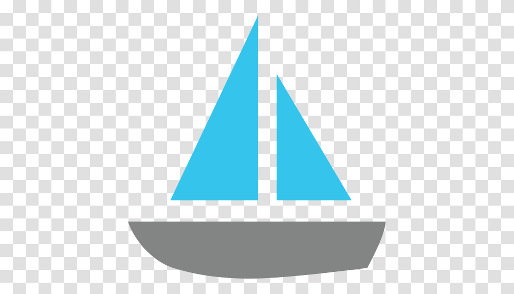 Sailboat Emoji For Facebook Email Sms Id, Triangle Transparent Png