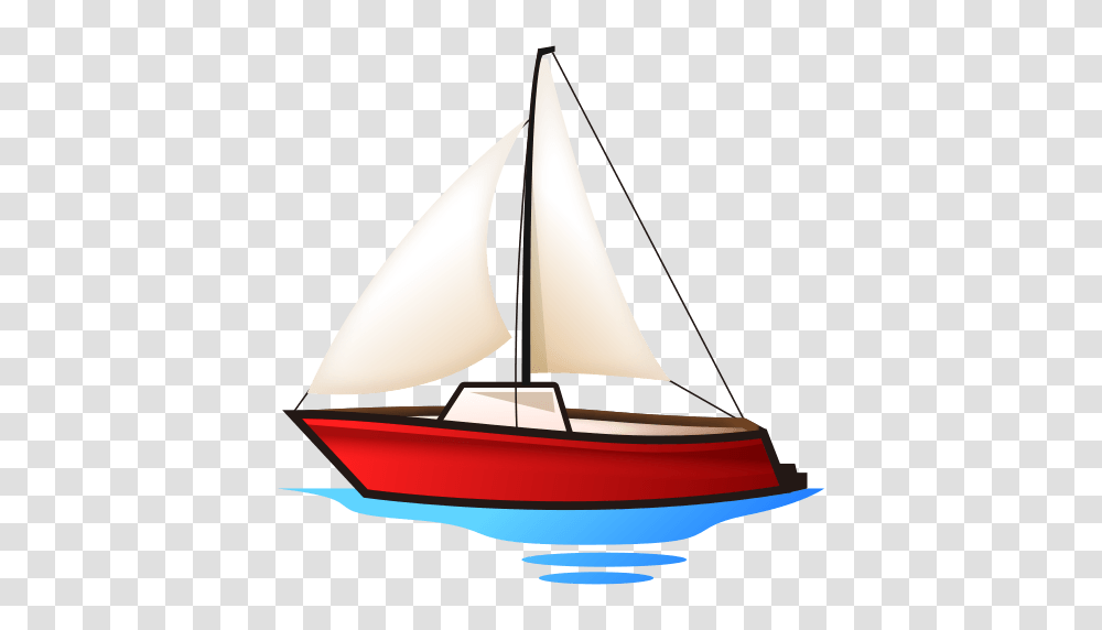 Sailboat Emoji For Facebook Email Sms Id, Vehicle, Transportation, Tent, Watercraft Transparent Png