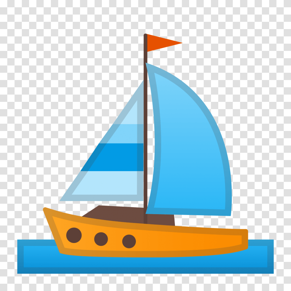 Sailboat Icon Noto Emoji Travel Places Iconset Google, Vehicle, Transportation, Watercraft, Vessel Transparent Png