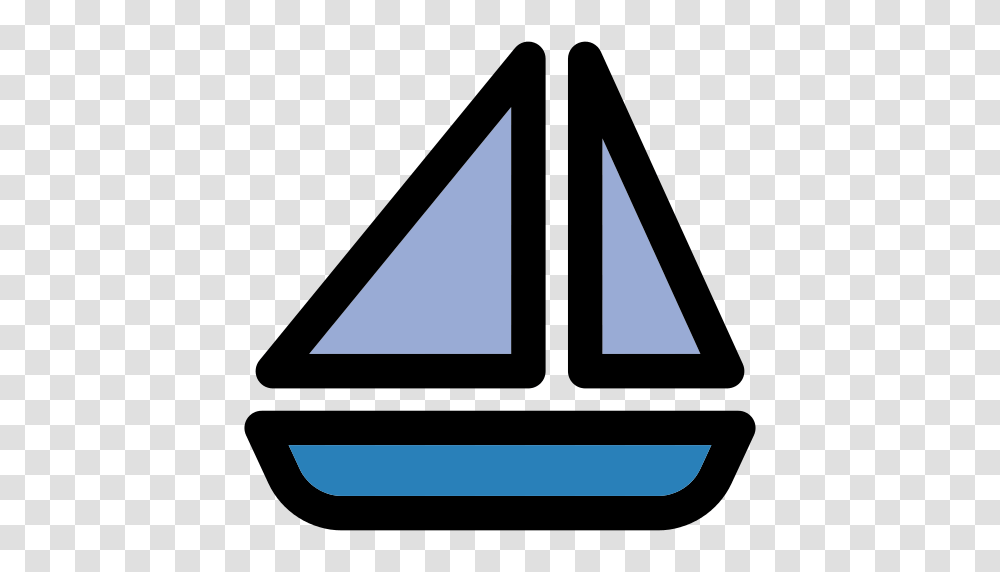 Sailboat Icon, Triangle, Business Card Transparent Png
