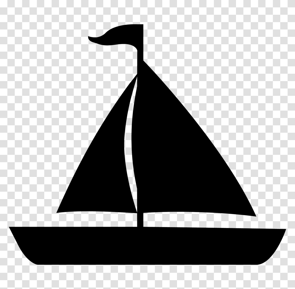 Sailboat Silhouette Free Download, Logo, Cross Transparent Png