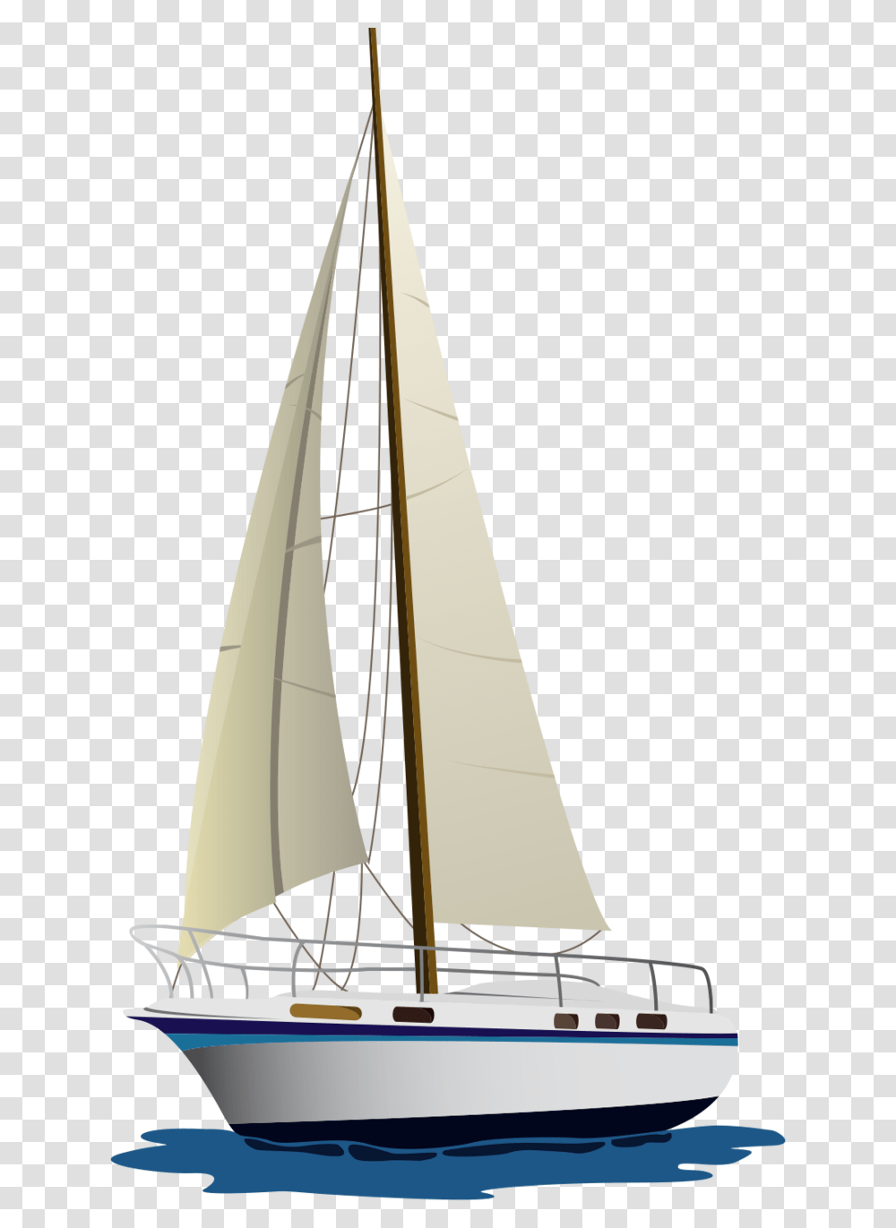 Sailboat, Vehicle, Transportation, Yacht, Watercraft Transparent Png