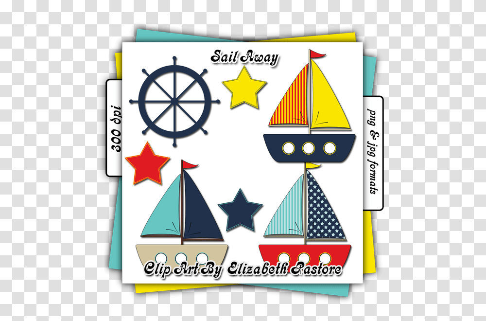 Sailing Boat Clipart Away, Star Symbol, Logo Transparent Png