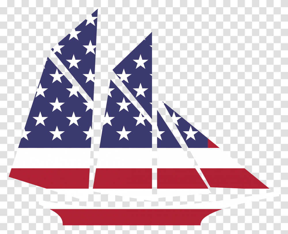 Sailing Boat Clipart Flag, Triangle, Star Symbol Transparent Png