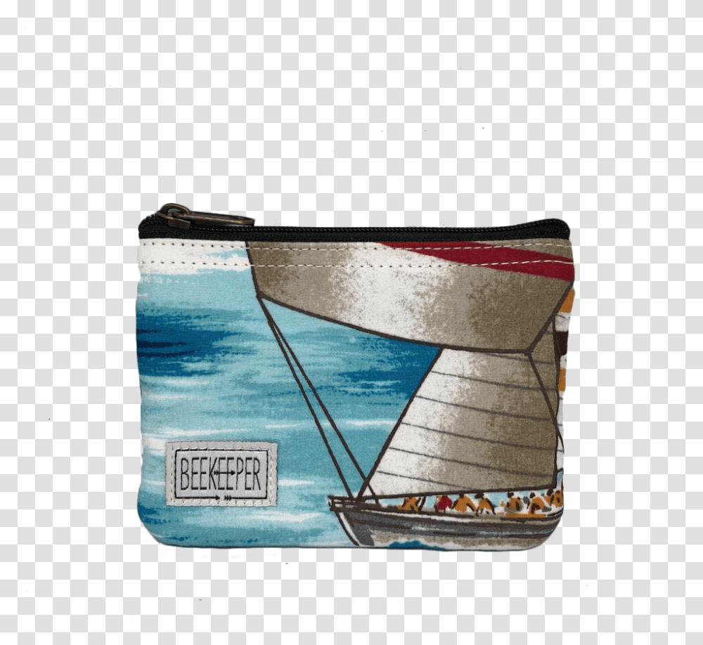 Sailing Boat Coin Purse Wallet, Person, Water, Outdoors, Sea Transparent Png