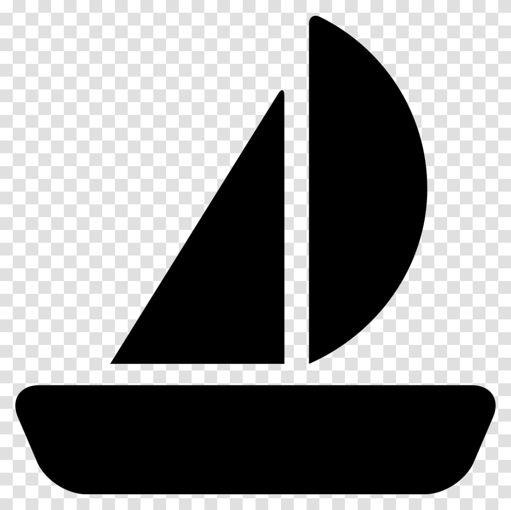 Sailing Boat With Veils Sagoma Barca A Vela, Logo, Trademark, Water Transparent Png