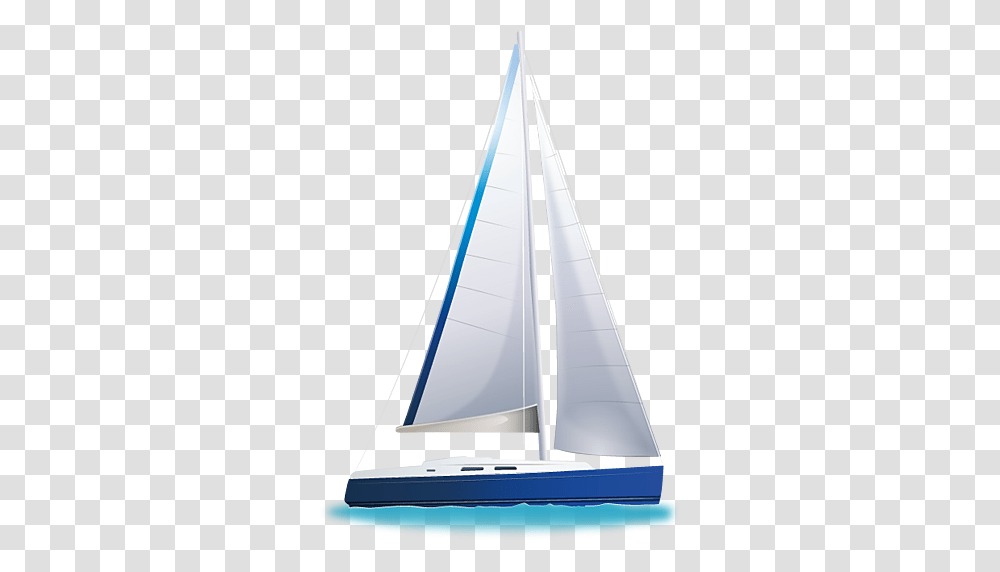 Sailing Icons, Sailboat, Vehicle, Transportation, Yacht Transparent Png