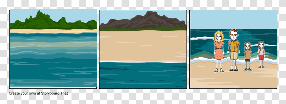 Sailing Of Troy Comic Strip, Sea, Outdoors, Water, Nature Transparent Png