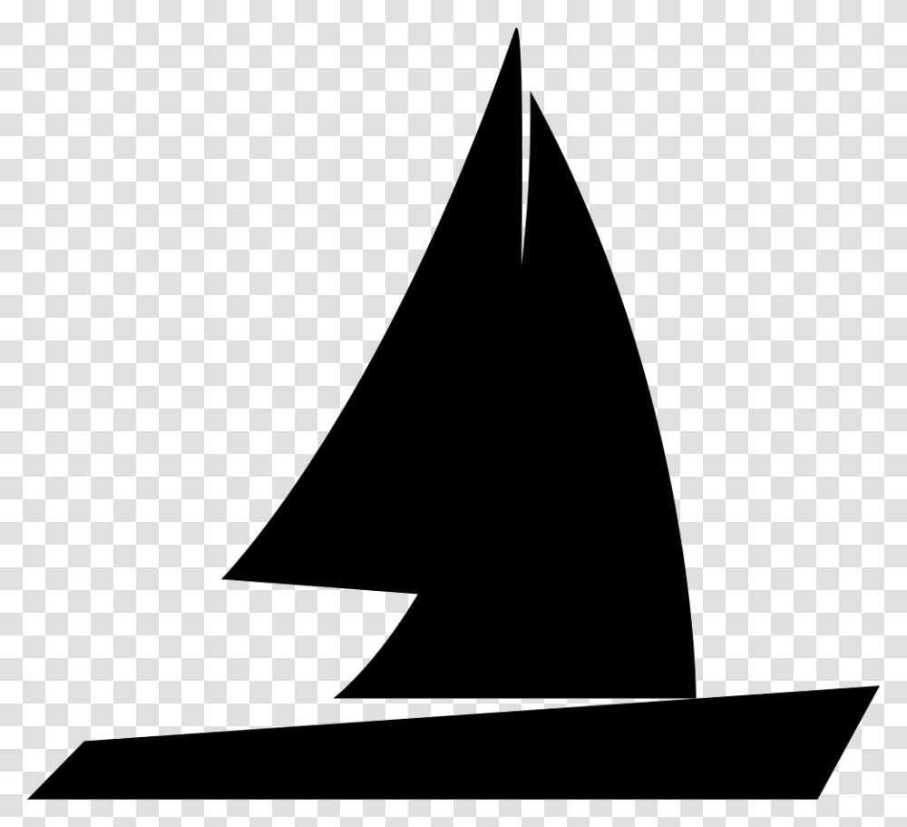 Sailing Sailing Icon Free, Silhouette, Apparel, Stencil Transparent Png