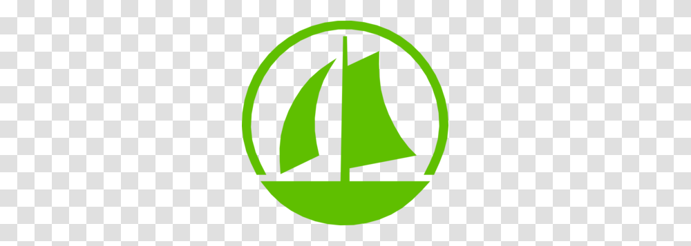 Sailing Ship Clipart Bote, Logo, Trademark, Recycling Symbol Transparent Png