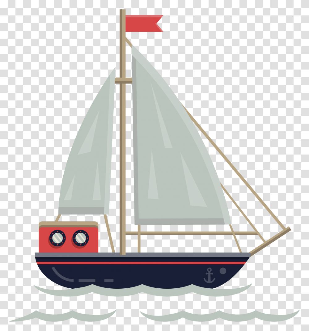 Sailing Ship Illustration Ship Sail Vector, Boat, Vehicle, Transportation, Sailboat Transparent Png