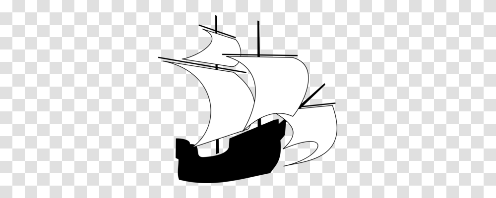 Sailing Ship Sailboat Drawing, Stencil, Axe, Tool, Hand Transparent Png