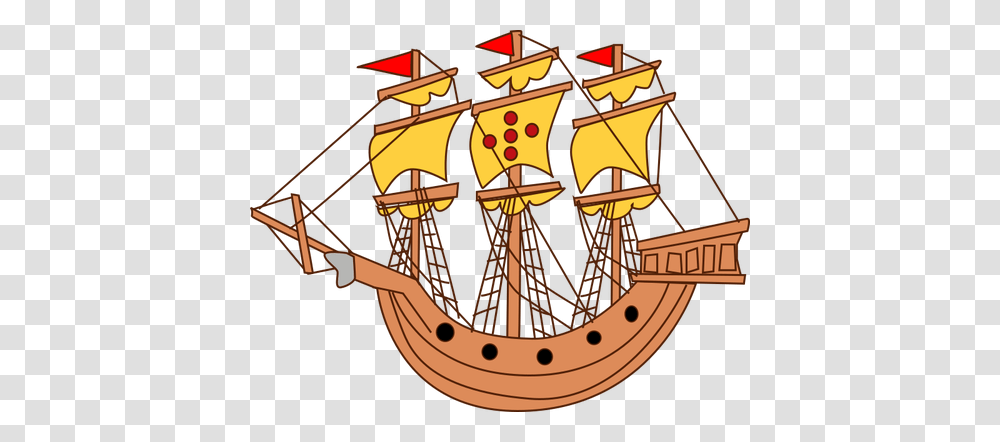 Sailing Ship Silhouette Clip Art, Emblem, Sundial Transparent Png
