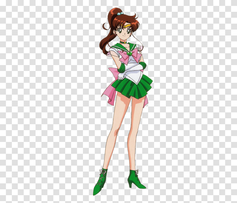 Sailor Jupiter, Costume, Person, Girl, Female Transparent Png
