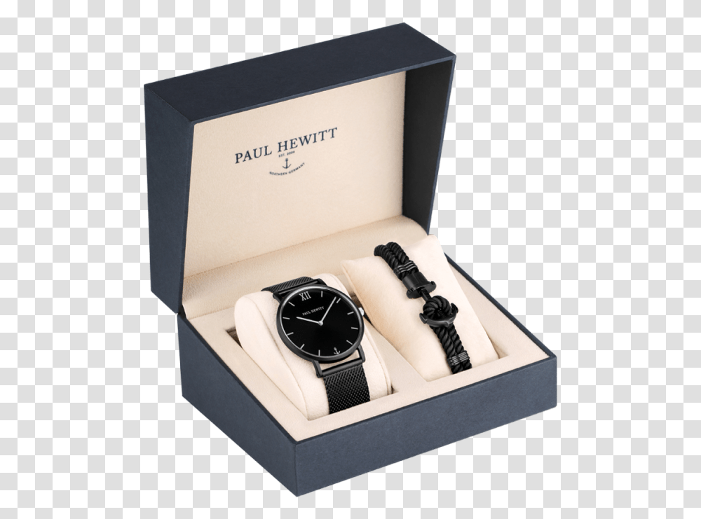 Sailor Line Black Sunray And Phrep Box Set Orologi Uomo Paul Hewitt, Wristwatch Transparent Png