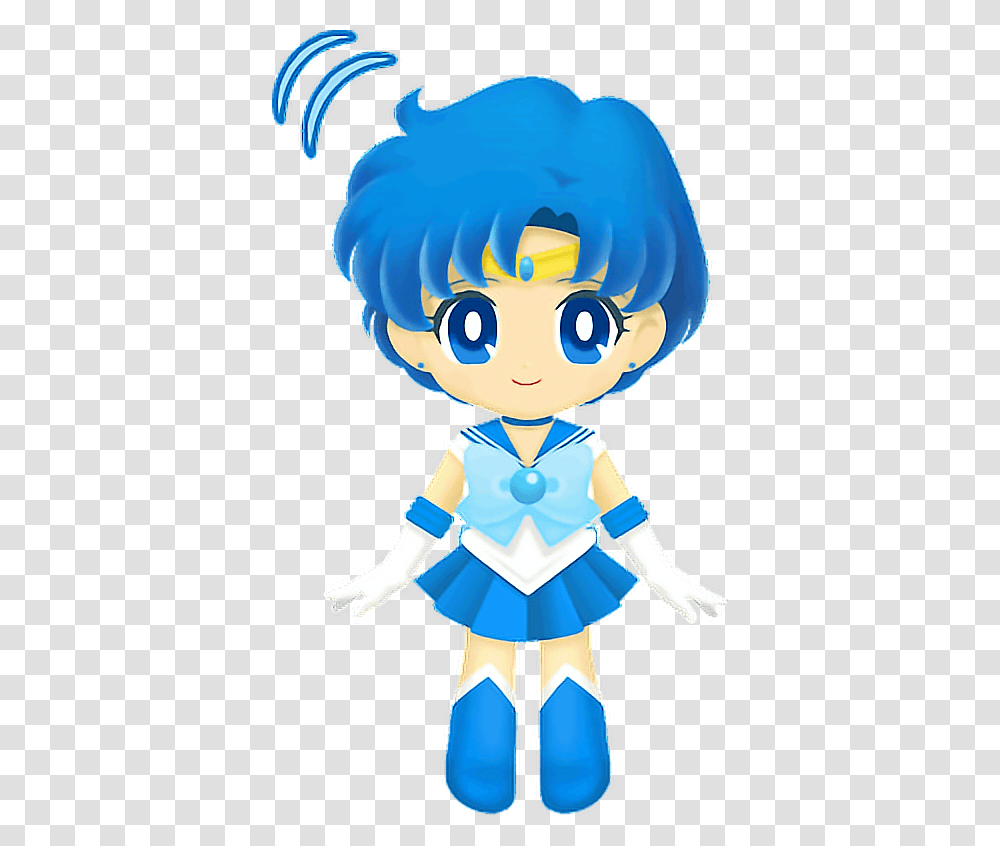 Sailor Mercury, Costume, Figurine, Manga, Comics Transparent Png