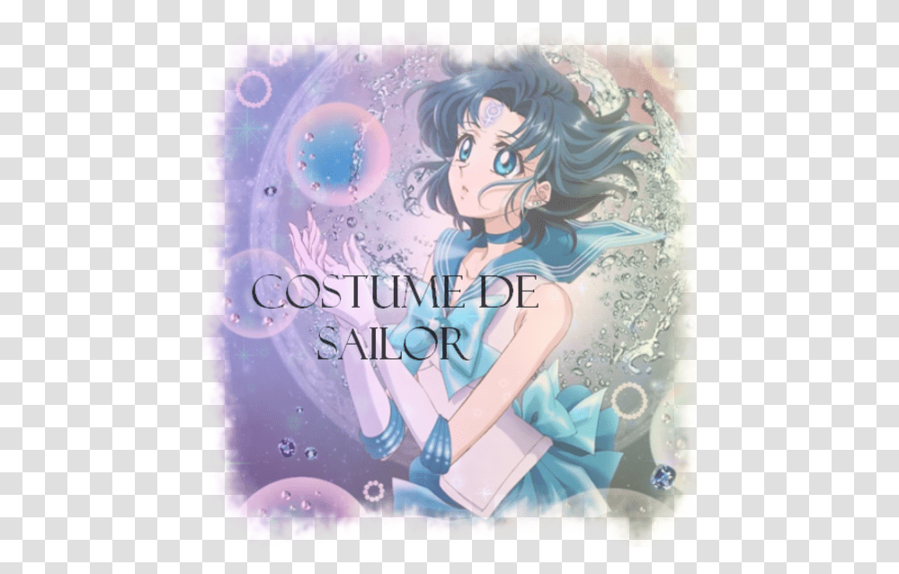 Sailor Mercury Crystal Sailor Moon Crystal Sailor Mercury, Book, Manga, Comics Transparent Png