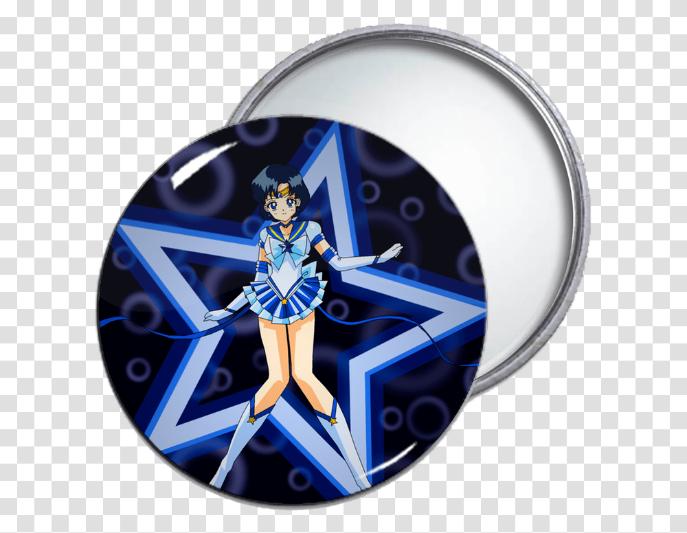 Sailor Mercury Symbol, Emblem, Person, Logo, Helmet Transparent Png