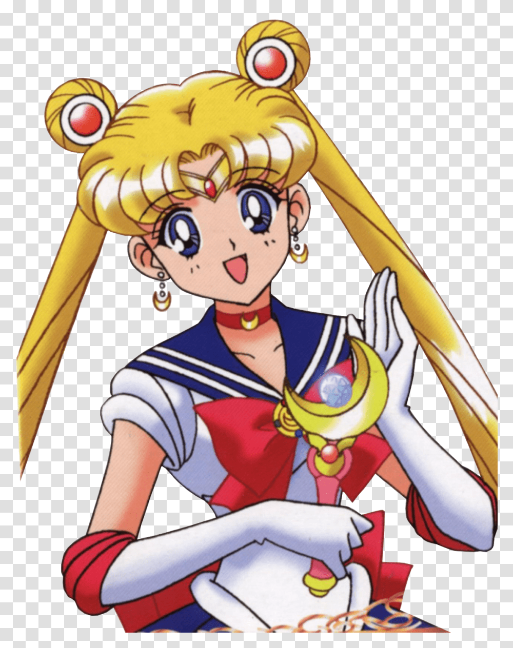 Sailor Moon Anime Sailor Moon, Person, Toy, Costume, Comics Transparent Png