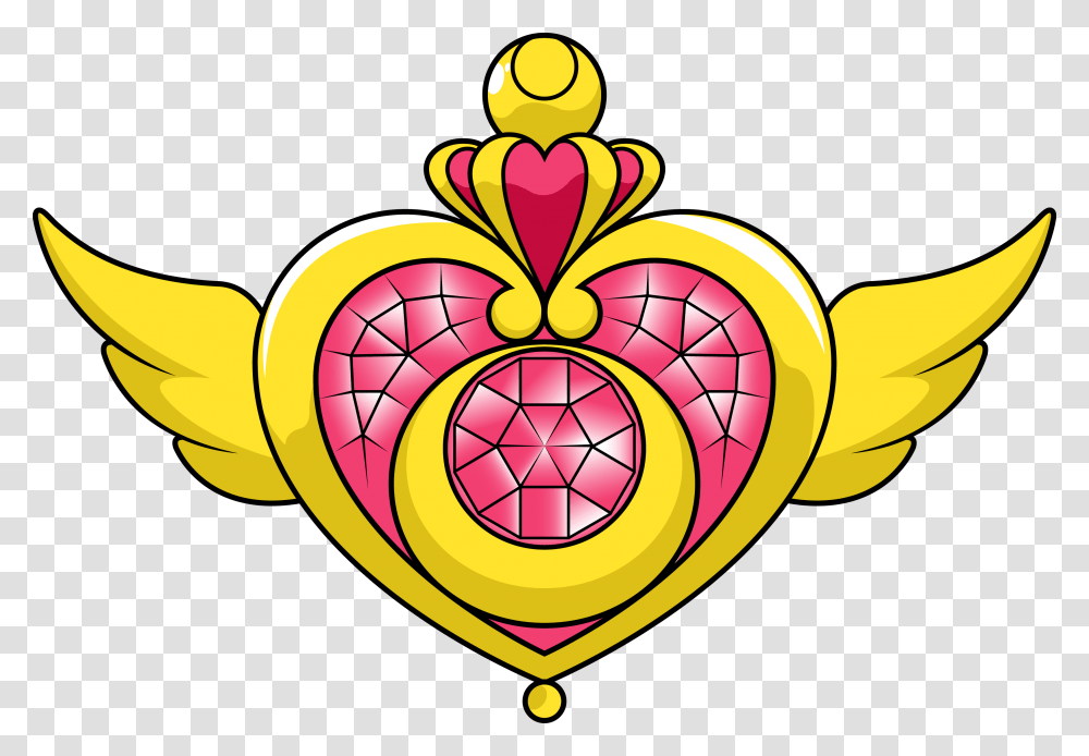 Sailor Moon Brooch Sailor Moon Crisis Brooch, Ornament, Heart, Banana Transparent Png