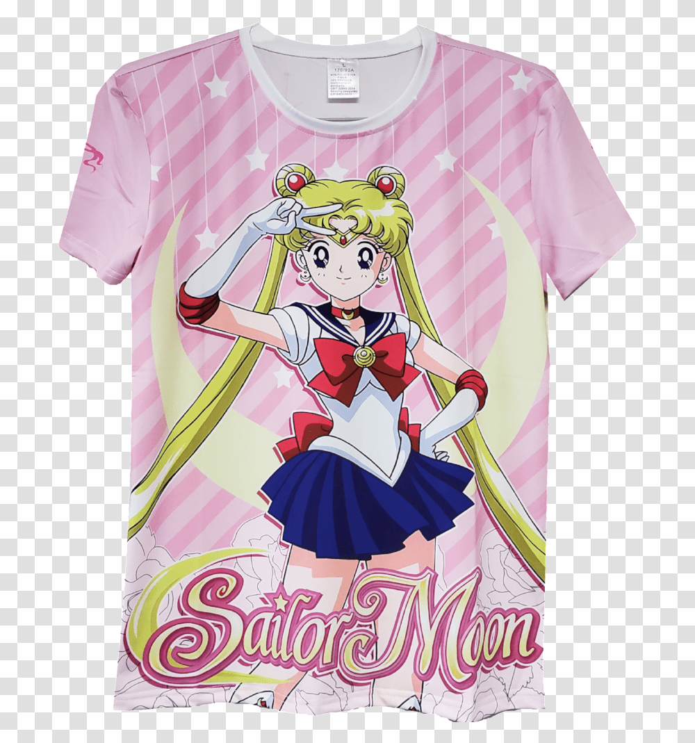 Sailor Moon, Apparel, T-Shirt, Person Transparent Png